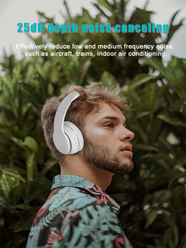 Over Ear Bluetooth 5.0 Headphone Noise Cancelling Wireless Headphone Sports Gaming Headset with Mic supplier